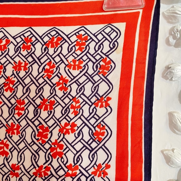 Vintage VERA GORGEOUS Geometric Print Scarf - Picture 8 of 9